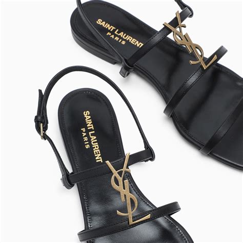 casandra ysl|ysl cassandra sandals flat.